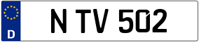 Truck License Plate